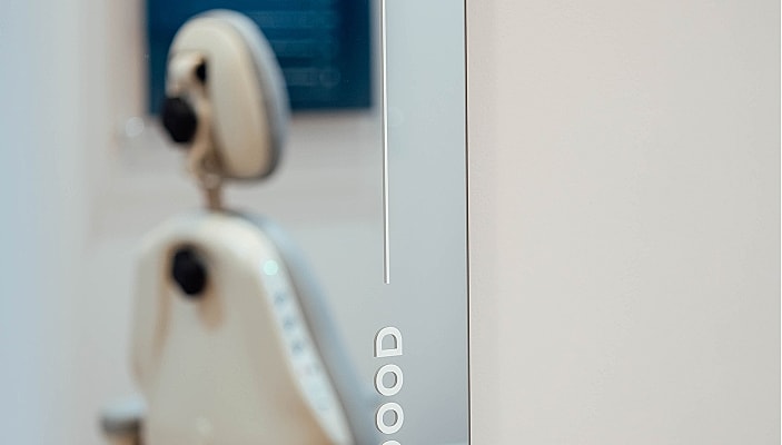 Reception area at Alchemy 43 studio.