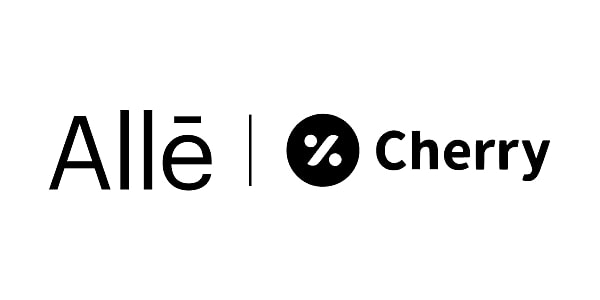 Cherry and Alle logo with percentage symbol.
